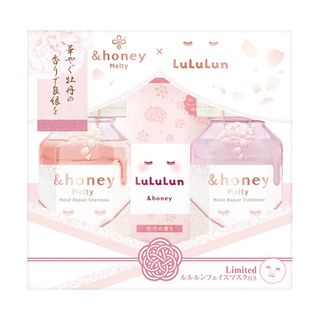 ViCREA - LuLuLun &honey Moisture Repair Shampoo & Hair Treatment Set 1 set