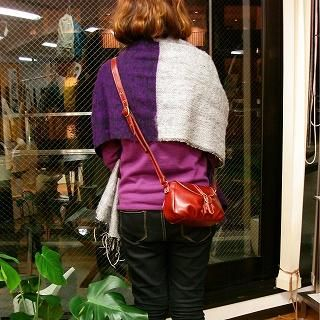 Anello Croc Print Crossbody Bag Clutch Wine Red One Size