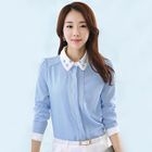 Embellished Collar Chiffon Shirt от YesStyle.com INT Embellished Collar Chiffon Shirt от YesStyle.com INT