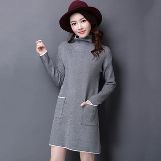 Coolvibe Long-Sleeve Patterned Dress