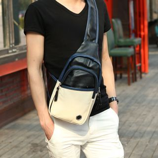 Yiku Color-Block Sling Bag