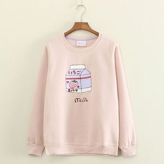 Mushi Milk Pattern Pullover