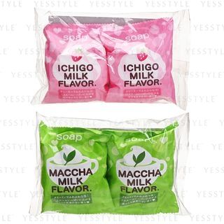 Pelican Soap - Milk Flavor Soap Set Ichigo - 80g x 2