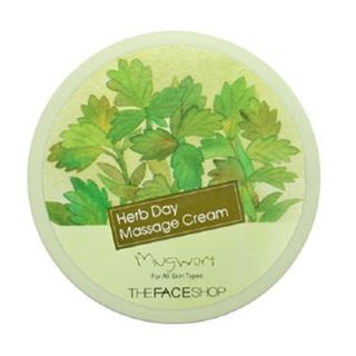 The Face Shop Herb Day Massage Cream Mugwort 150ml 150ml