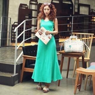 Sleeveless A-Line Dress