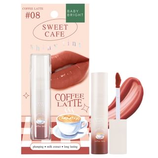 Baby Bright - Sweet Cafe Shiny Tint 08 Coffee Latte