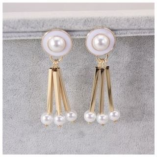 Ciroki Faux Pearl Dangle Earrings