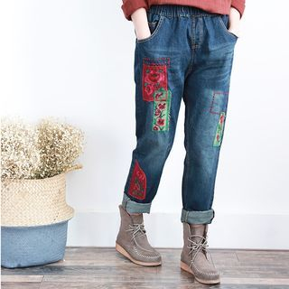 Blu Pixie Embroidered Jeans