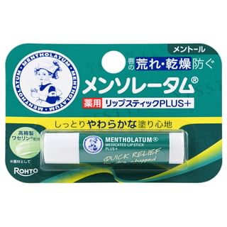 Rohto Mentholatum - Medicated Plus Lip Balm Menthol 1 Pc