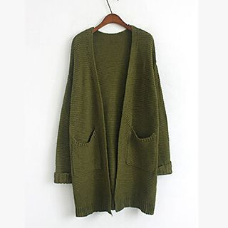 Honey House Open Front Chunky Cardigan