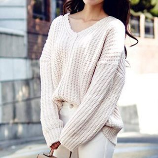 Jolly Club V-Neck Sweater