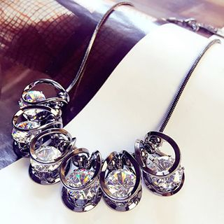 EPOQ Rhinestone Segment Necklace