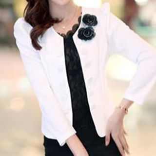 Champi Corsage Buttoned Jacket