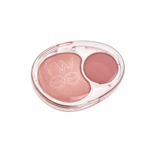 Fwee - Mellow Dual Blusher - 12 Colors #Rs01 Rosy Talk