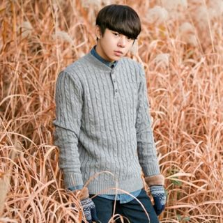 ABOKI Cable-Knit Sweater