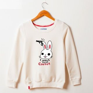 Onoza Rabbit-Print Pullover
