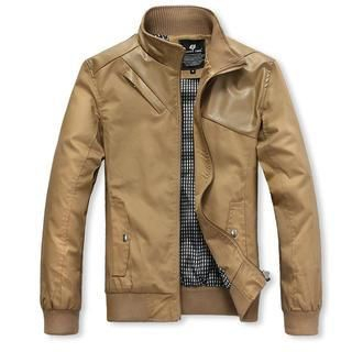 Alvicio Faux-Leather Zip Jacket
