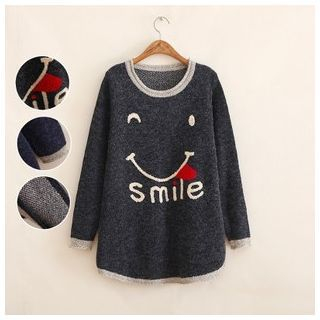 Waypoints Smiley Face Pullover