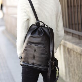 BagBuzz Faux Leather Backpack