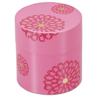 Hakoya Hakoya Tea Caddy Flower Pattern Pink