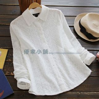 YOYO Long-Sleeve Embroidered Shirt