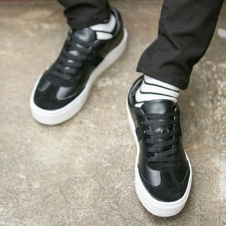ABOKI Faux-Leather Sneakers