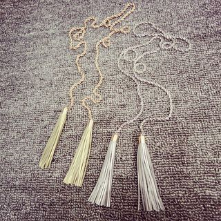 Ticoo Tasseled Long Necklace
