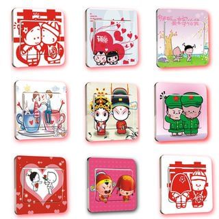 Rojo Wedding Wall Switch Sticker