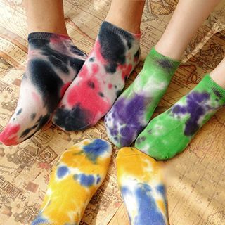 NANA Stockings Couple Matching Tie-dye Socks
