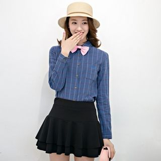 Colorful Shop Long-Sleeve Check Shirt