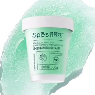 Spes - Hair Oil Control Sea Salt Shampoo #Green - 280G