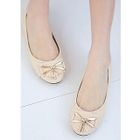 Faux-Leather Appliqu  Flats