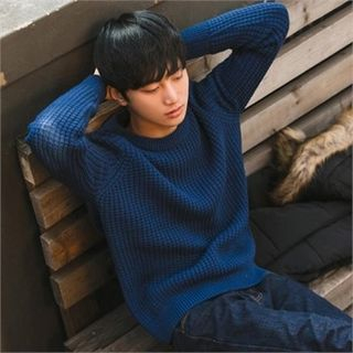 STYLEMAN Waffle-Knit Top