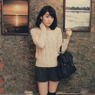 Tokyo Fashion Cable-Knit Sweater