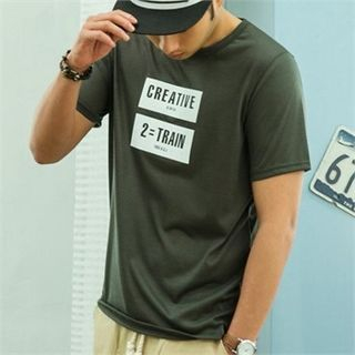STYLEMAN Short-Sleeve Printing T-Shirt