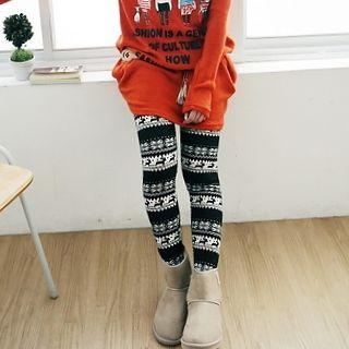 Nordic Print Leggings