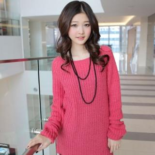 Buy CLICK Rib-Knit Sweater Dress 1021968513