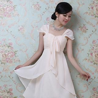 Bridal Workshop Sleeveless Chiffon Party Dress