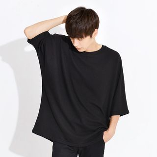 HOTBOOM Elbow-Sleeve T-Shirt