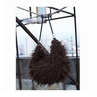 Ando Store Furry Hobo Bag