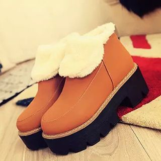 Zandy Shoes Platform Ankle Snow Boots