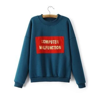 Chicsense Lettering Sweatshirt