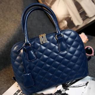 Pandabada Faux-Leather Quilted Tote