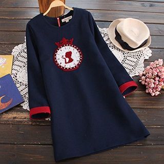 Bonova Embroidered Pullover Dress