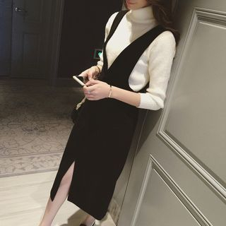 MayFair V-Neck Jumper Dress