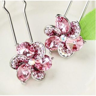 Best Jewellery Crystal Flower Hair Pin