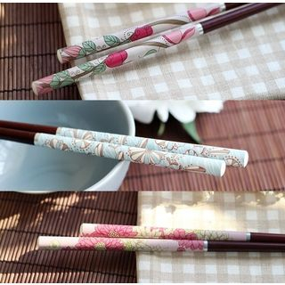 Timbera Floral Wooden Chopsticks