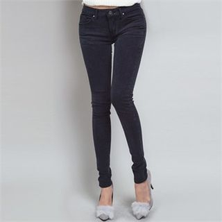 ERANZI Brushed-Fleece Lined Skinny Jeans