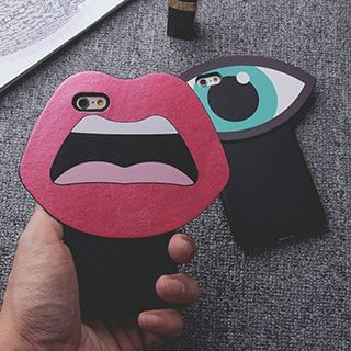 Casei Colour Cartoon Lip / Eye Mobile Case - iPhone 6s / 6s Plus