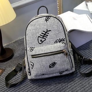 ALIN Embroidered Backpack
